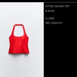 Zara Red Halter